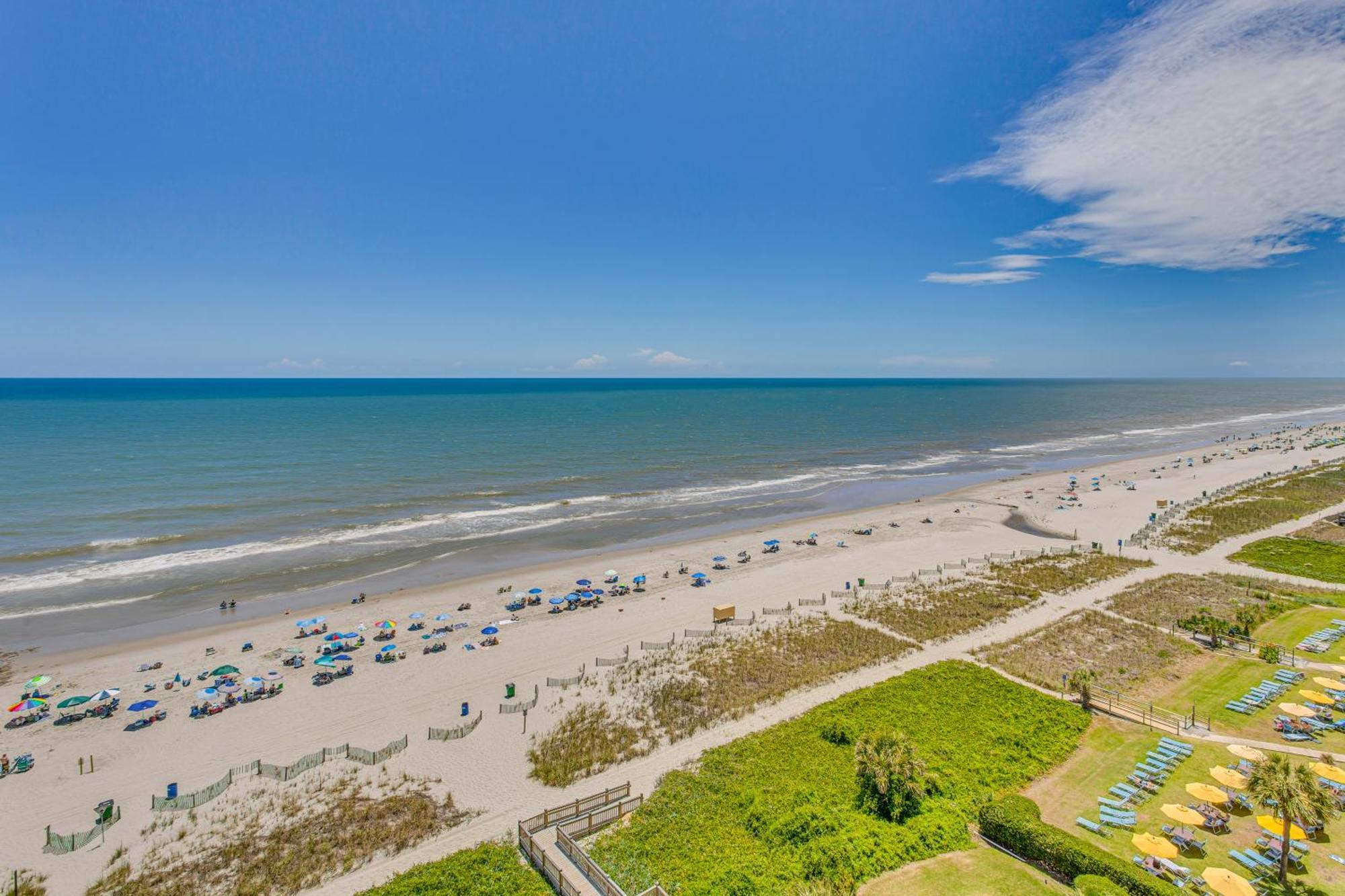 Myrtle Beach Oceanfront Condo With Covered Balcony! ภายนอก รูปภาพ