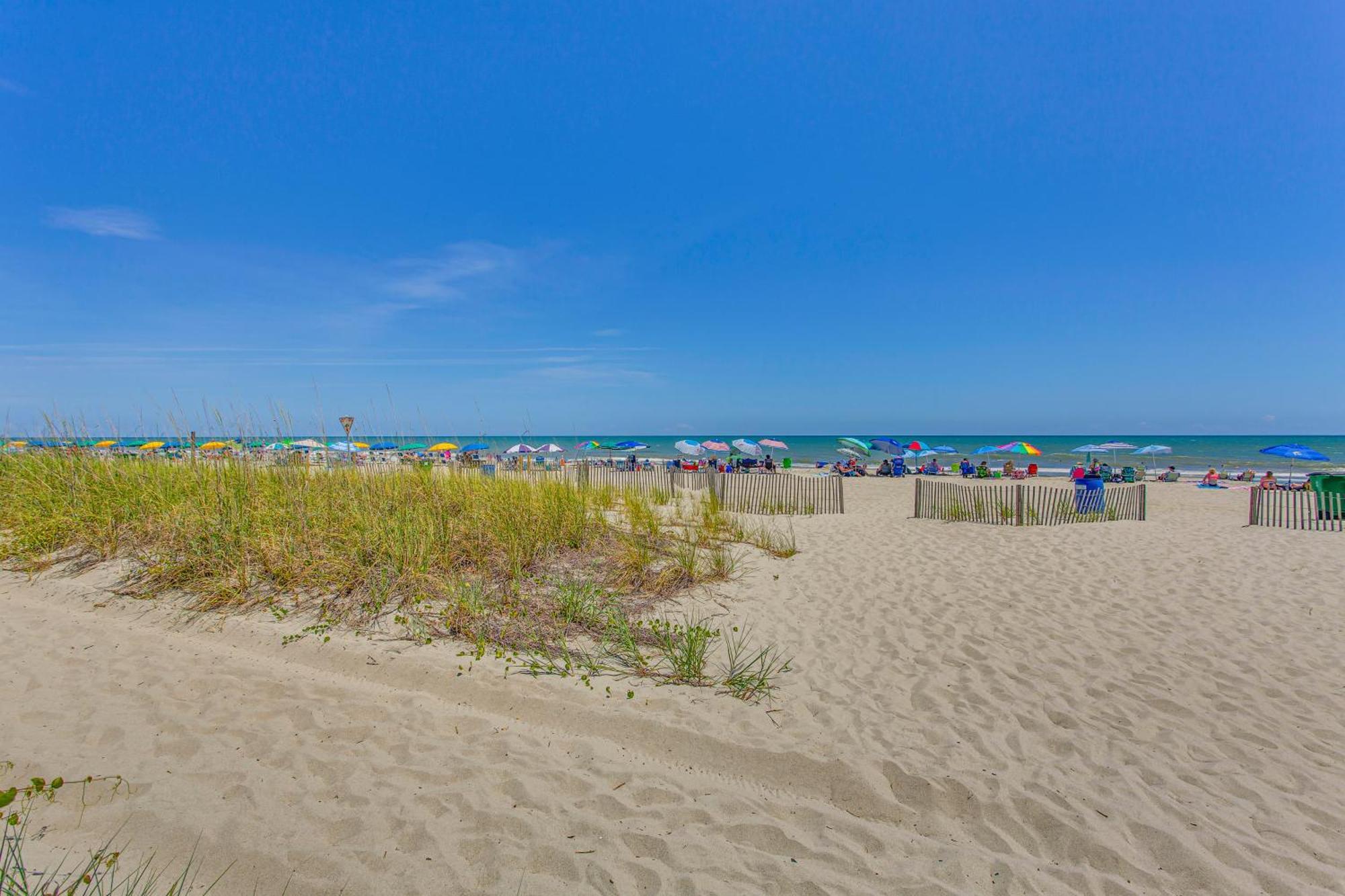 Myrtle Beach Oceanfront Condo With Covered Balcony! ภายนอก รูปภาพ