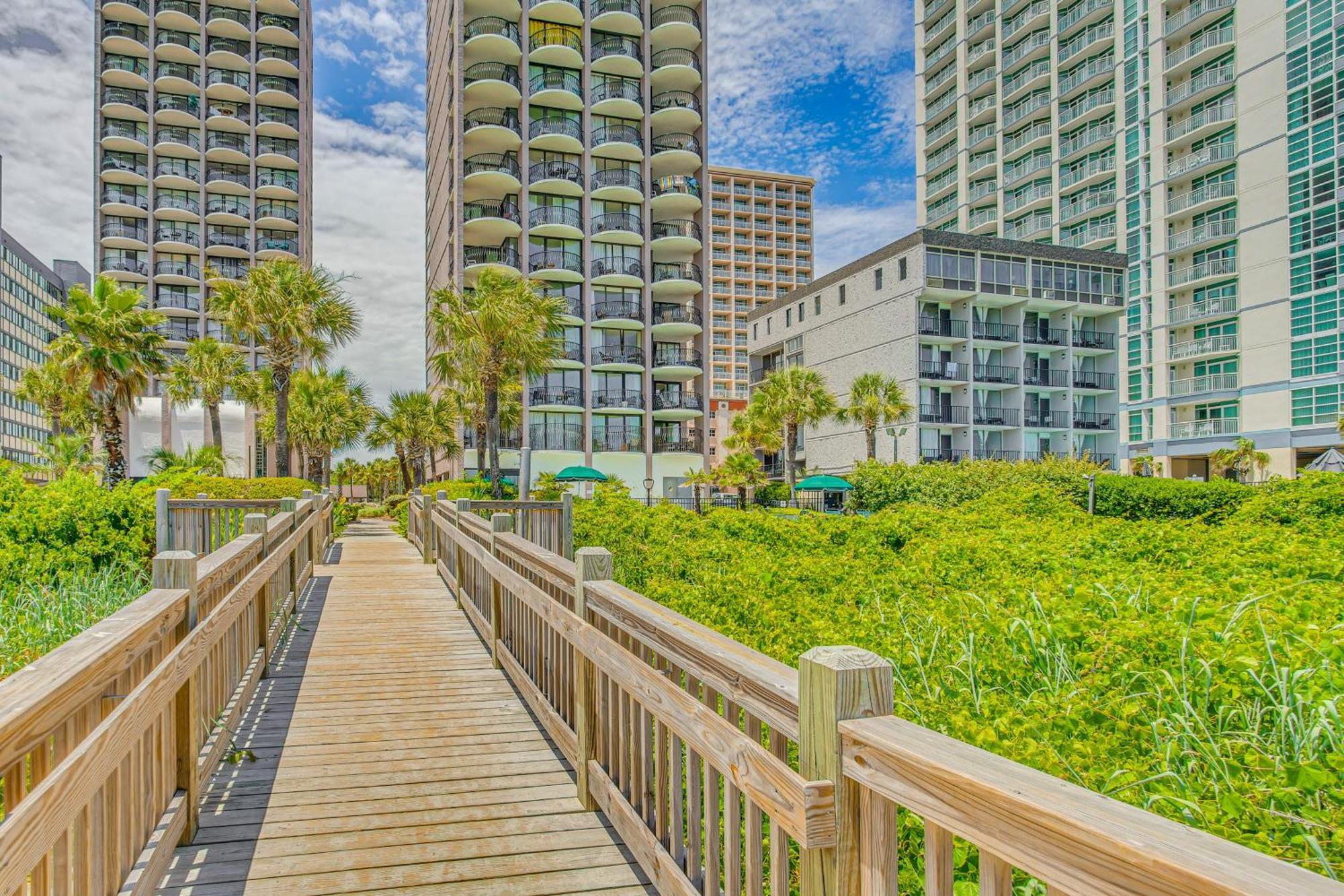 Myrtle Beach Oceanfront Condo With Covered Balcony! ภายนอก รูปภาพ